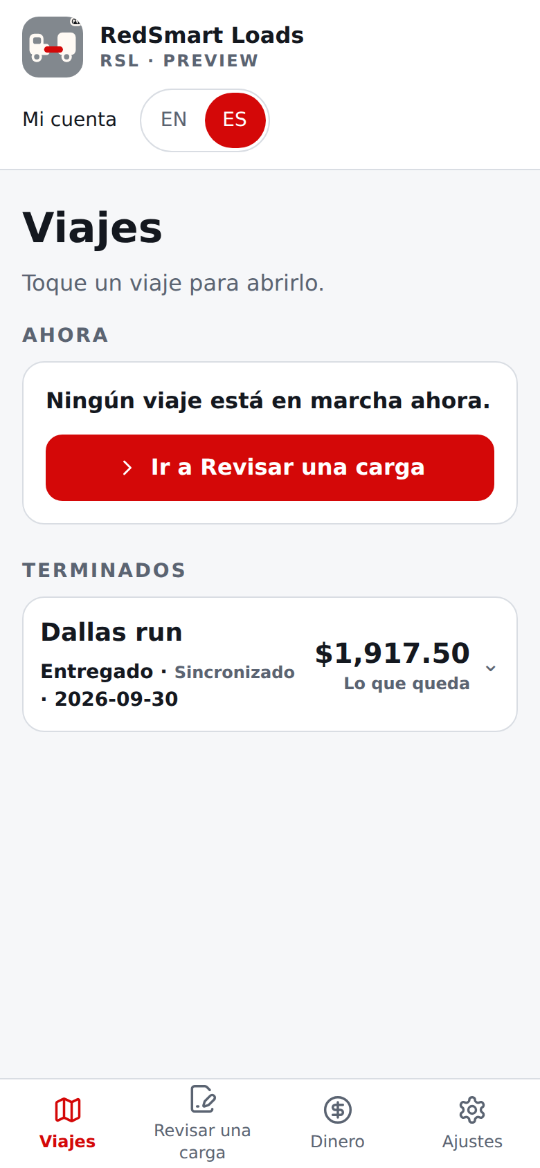 Página actual de Dinero en español con la etiqueta Sincronizado en un viaje entregado